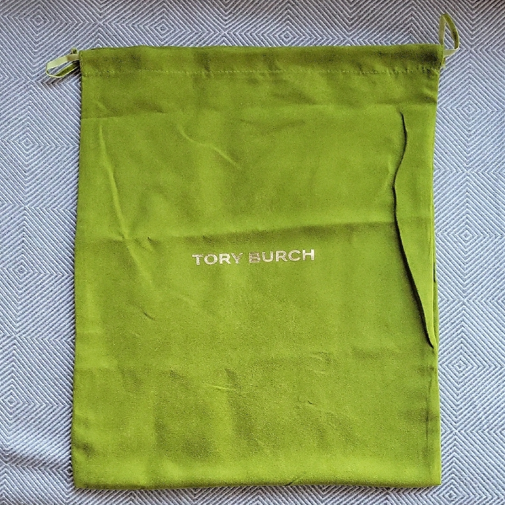 Tory Burch Chartreuse Drawstring Bag - image 1